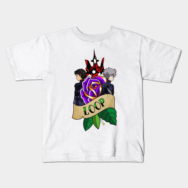 evangelion Kids T-Shirt by dubcarnage